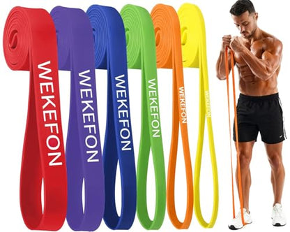 Resistance Bands Set, Pull Up Assist Bands - Stretch Resistance Band - Mobility Band Powerlifting Exercise Bands for Resistance Training, Physical Therapy, Home Workouts - color: Multi-hue