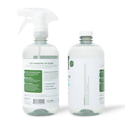 Better Life All Purpose Cleaner - Multipurpose Home and Kitchen Cleaning Spray for Glass, Countertops, Appliances, Upholstery & More - Multi-surface Spray Cleaner - 24oz (Pack of 2) Unscented - size: 24 Fl Oz (Pack of 2)