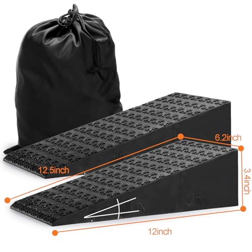 Yarlung 2 Pack Squat Wedge Block, Non-Slip Slant Board for Heel Elevated Squat, Calf Stretch, Home Gym, Enhance Mobility and Strength Performance
