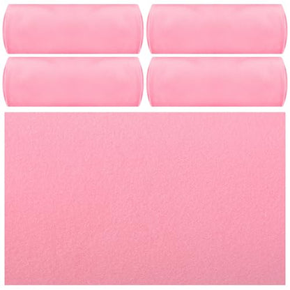 Breling 4 Pack 72" x 24" Hot Yoga Towel Non Slip Microfiber Mat Towel Sweat Absorbent Soft Pilates Mat Essentials for Hot Yoga Pilates Exercise (Pink) - color: Pink