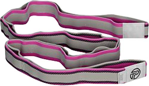 Pro-Tec Stretch Band, Pink, Strength Training, Resistance Bands, Latex, Toning, Shoulders, Back, Glutes, Core, Foot, Upper & Lower Legs, Easy to Use, Working Out, Static Stretching, Dynamic Exercises - color: Pink