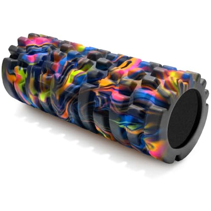 321 STRONG Patented 3-Zone Massage Roller, Medium Density for Exercise - color: Aurora