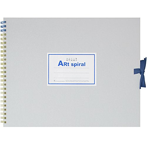 Maruman Art Spiral Sketch Book, F3, 8.74" x 11.26", 24 Sheets, White | Drawing Pad With Acid-Free Art Paper & Twin-Wire Binding, Premium Drawing Paper Sketchbook, Sketch Pad Made in Japan - color: White, size: F3 (8.74" x 11.26")