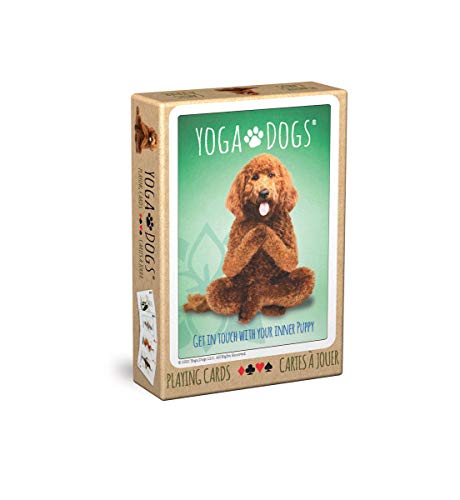 Yoga Dogs Eurographics Playing Cards Deck, 54 Illustrated Cards