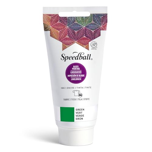 Speedball 003576 Fabric Block Printing Ink - color: Green, size: 2.5 fl oz