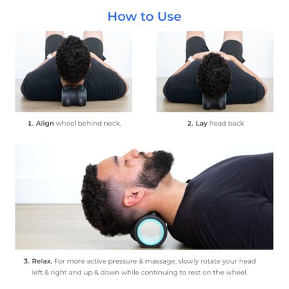 Chirp Wheel XR 4" Neck Wheel for Headache and Tension Relief, Mint | Neck Roller and Head Stretcher, Suboccipital Release Wheel, Tension Headache Massager, 4 Inch - size: 4 Inch Mint