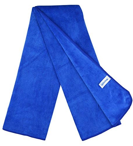 Gym Towels for Men & Women Microfiber Sports Towel Set Fast Drying & Absorbent Workout Sweat Towels for Fitness,Yoga, Golf,Camping 3-Pack Gift Present - color: Blue+purple+gray