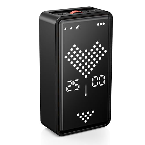 Visual Timer, Rechargeable Digital Hourglass Timer with LED Display - color: Black