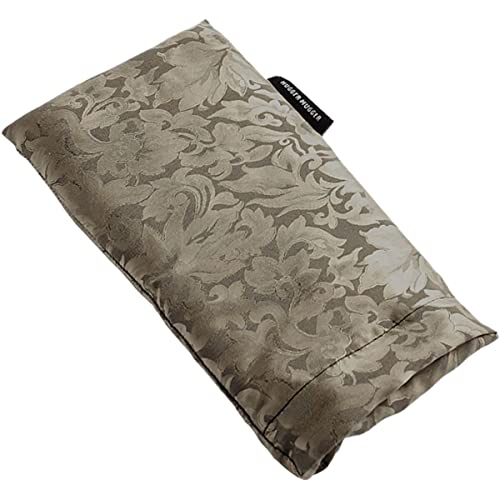 Hugger Mugger Silk Eye Pillow with Herbal Filling - Natural Herbal Filling, Relaxing Scent, Light Weight, Chill in Freezer, Washable Cover