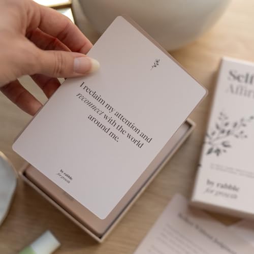 Rabble Self-Care and Affirmations Deck - 52 Affirmations and 52 Self Care Exercises