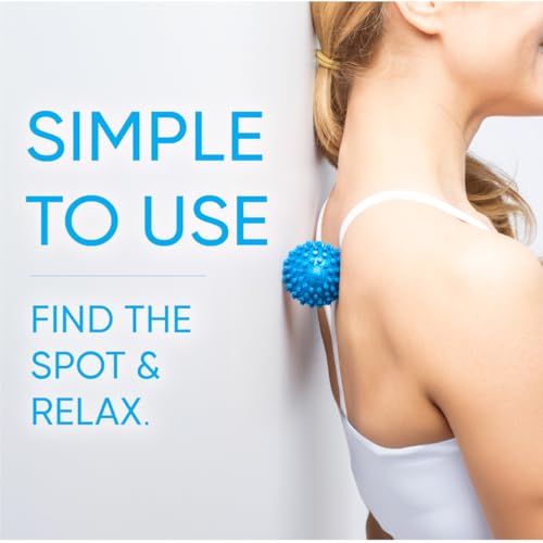 Dr. Cohen’s Heatable Deep Tissue Massage Ball Mini - acuBall Trigger Point Massage Therapy for Myofascial Release - Spiky Foot Massager Ball - Effective Back Massager Ball for Targeted Pain Relief - color: Acuball Mini