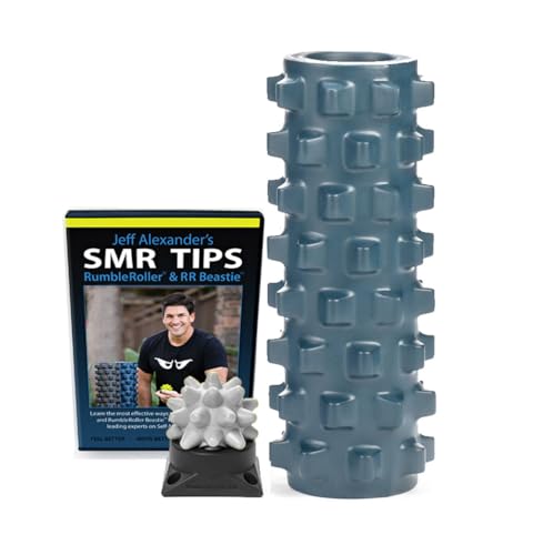 RumbleRoller Original Superset, Complete Deep Tissue Massage and Muscle Recovery Kit, Foam Roller and Massage Ball Set