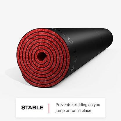 Peloton Reversible Workout Mat | 71” x 26” with 5 mm Thickness, Premium Heavy-Duty Floor & Yoga Mat, Tear & Scratch Resistant