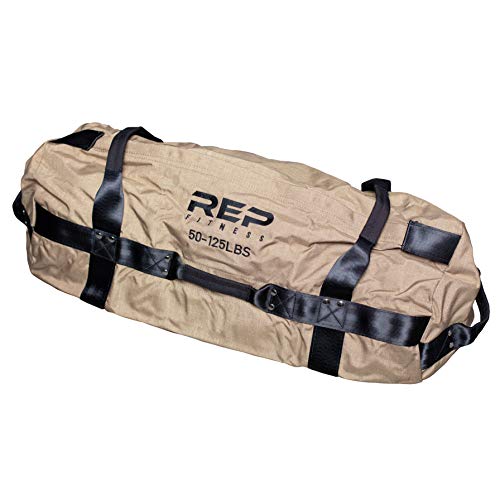 REP Fitness Adjustable Sandbag 1000D Cordura 5-200 Lbs 7 Reinforced Handles Water-Resistant Quick-Dry Small XL Functional Strongman Training Workout Cross-Fit Weighted Bag Exercise Gym Heavy - color: Large-Tan
