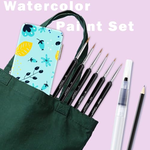 Caliart 176PCS Art Supplies Sketching Kit 100 Colors Watercolor Paint Set