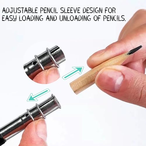 Blending Stumps Tortillions Set With Sandpaper, Pencil Sharpener, Pencil Extension Tool, Eraser for Student Sketch Drawing Tools