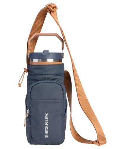 STANLEY Vitalize Carry-All Bag | Bottle Holder with Drawstring Cinch | Adjustable Shoulder Strap | Zippered Valuables Pocket | Durable Recycled Fabric | Twilight - color: Twilight, size: Carry-All