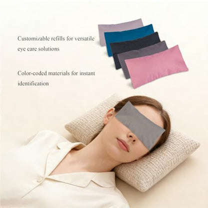 Cotton Weighted Eye Pillow Case Covers, 6pcs Soft Cooling Eye Pillow Cases