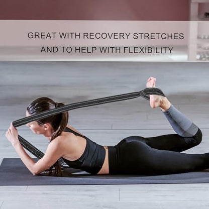 A AZURELIFE [MAT NOT Included] Yoga Mat Sling, Yoga Mat Straps for Carrying, Easy-Cinch Yoga Mat Holder Strap - color: #1-black