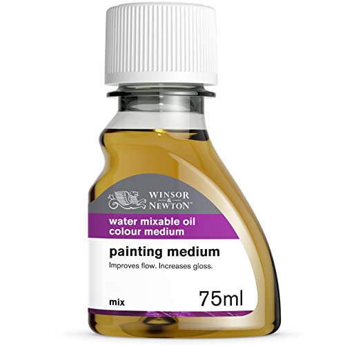 Winsor & Newton Artisan Water Mixable Painting Medium, 75ml | Reduces consistency for easy & even application. Allows for Spreading, Color Blending, Glazing, Cleanable with Water & Soap - color: Artisan Painting Medium, style: Artisan Painting Medium