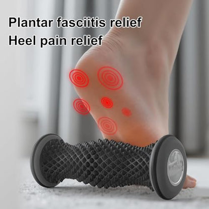 Foot Roller Massager for Plantar Fasciitis Relief, Portable Silent Deep Tissue Massager Tool for Arch and Heel Pain-Black - color: Blak