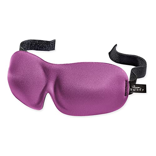 Bucky 40 Blinks No Pressure Eye Mask for Travel & Sleep - color: Orchid