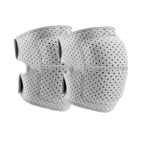 Knee Pads for Women & Men, Soft Dance Knee Pads with Adjustable Bands, Volleyball Knee Pads for Women Men Wrestling Knee Pads Wrestling Gear, Knee Protector Crash Pad Snowboarding Gear Soft Knee Pads for Work (Gray, Large) - color: Gray, size: Large