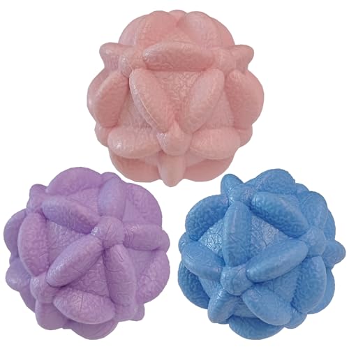 Foot Massage Ball Myofascial Release, Pain Relieve from Plantar Fasciitis, Hand & Back Massage Ball, Restore Foot Massage Roller, Massage Tool for Tight Muscles and Sore Feet - color: 3pcs Balls