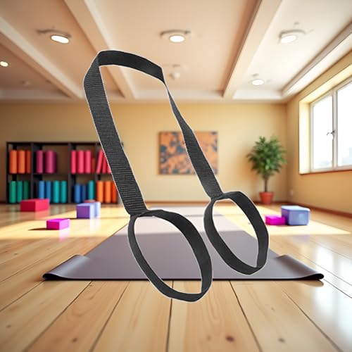 Yoga Mat Straps For Carrying - Yoga Mat Elastic Straps,Adjustable Yoga Carrying Strap Holder Straps,Exercise Mat Carrier Strap,Weight Loss Fitness Binding Rope,Exercise and Fitness Accessories