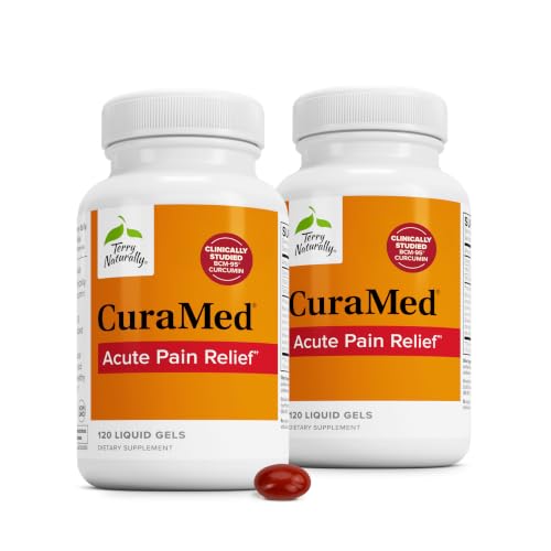 Terry Naturally CuraMed Acute - Muscle Soreness & Pain Relief - 120 Count - size: 120 Count (Pack of 2)
