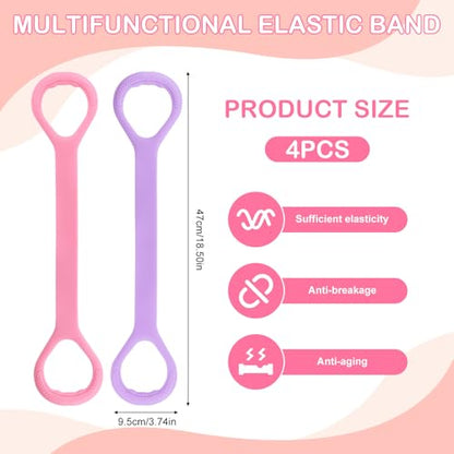 Figure 8 Resistance Bands TPE 4Pcs Arm Back Shoulder for Women