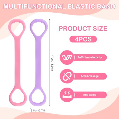 Figure 8 Resistance Bands TPE 4Pcs Arm Back Shoulder for Women