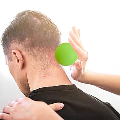 2 Piece Different Density Foot Hand Deep Tissue Massage Ball - color: 1.8" Bluegreen