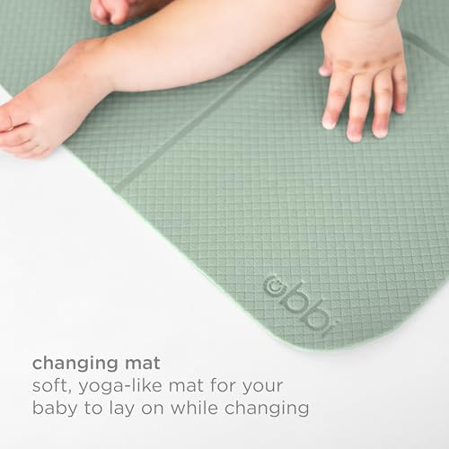 Ubbi On-the-Go Diapering Gift Set, Sage - size: 16 x 21 Inch, style: Sage Diaper Gift Set