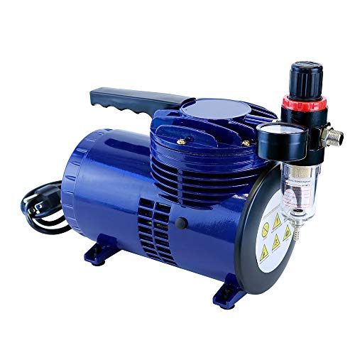 Paasche D220R 1/4 HP Compressor with Regulator and Moisture Trap - style: Old Version