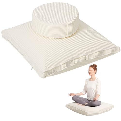 Meditation Cushion, 32x32inch Meditation Floor Pillow for Adults