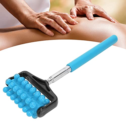 Back Scratchers, Back Massage Roller Massager, Telescopic Roller Massager, Roller Massager Massage ToolsMassage Tools Equipment(Sky Blue)