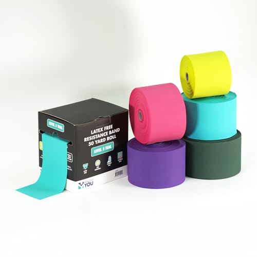 Latex Free Resistance Band 50 Yard Rolls - color: Violet v2