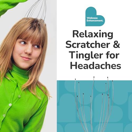 BioSwiss Scalp Massager, Handheld Head and Temple Massage Tool for Relaxation and Hair Stimulation - style: Scalp Massager