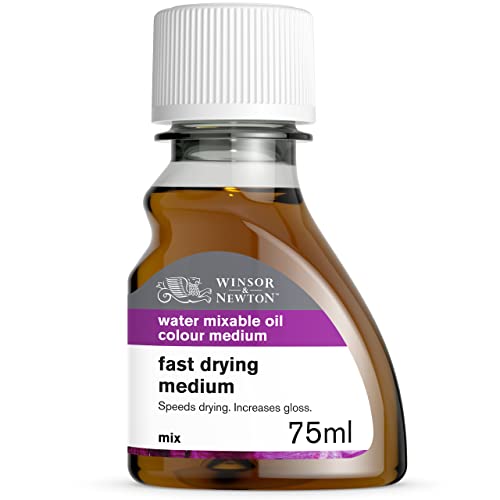 Winsor & Newton Artisan Fast Drying Medium, 75ml (2.5-oz) bottle | Increases Fluidity & Flow, Eliminates Brush Stroke Retention, Allows Faster Drying, Can Be Cleaned with Soap & Water - color: Artisan Fast Drying Medium, style: 2.5-oz Bottle