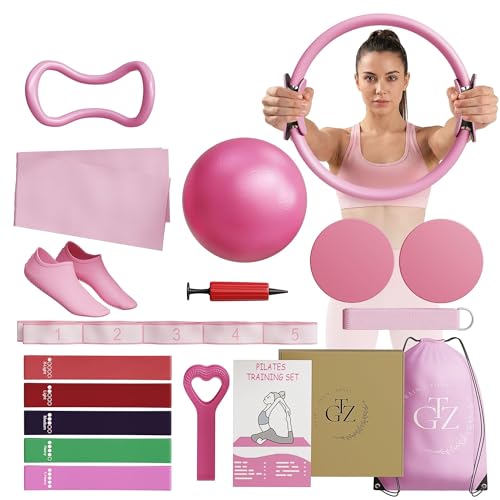 Pilates Equipment, Pilates Reformer, Home Pilates Kit - color: Pink
