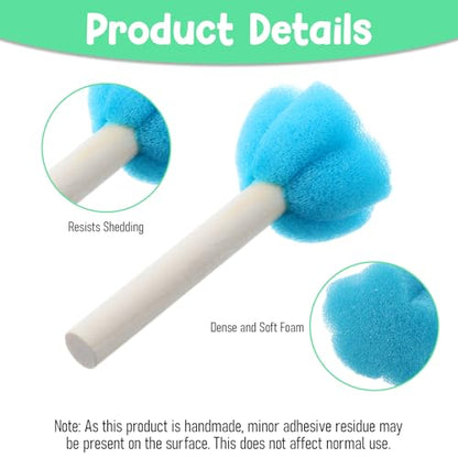 15 PCS Sponge Paint Brushes for Crafts, Foam Paint Brushes for Art Painting | Paint Sponges for Crafts, 5 Sizes Sponge Brushes for Painting DIY Crafts
