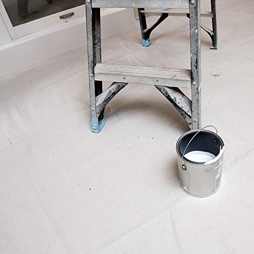 Trimaco 04328 Slip Resistant Dropcloth Stay Put Canvas Plus Drop Cloth, 4-feet x 12-feet - size: 4-feet x 12-feet