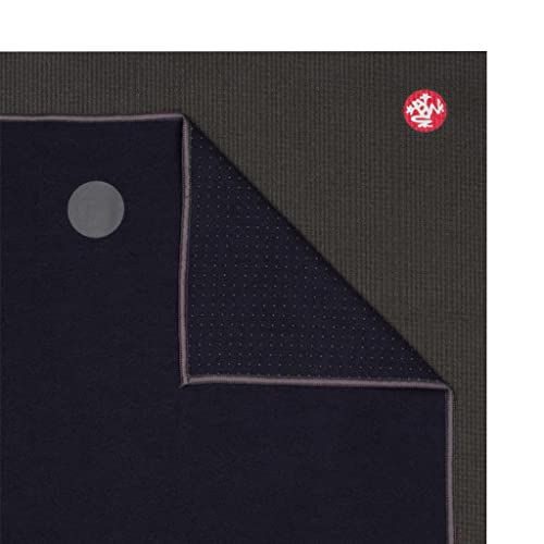 Manduka unisex adult Yoga Yogitoes Towel, Midnight, 79 x 24 US - color: Midnight, size: 79" x 24"