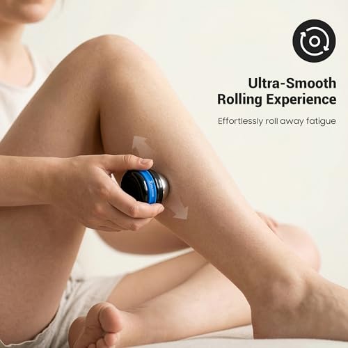 Solacium CryoSphere Mini - Stainless Steel Cold Massage Roller Ball - Handheld Massage Tool for Sore Muscles, Shoulders, Arms, Neck, Back, and Feet