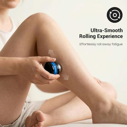 Solacium CryoSphere Mini - Stainless Steel Cold Massage Roller Ball - Handheld Massage Tool for Sore Muscles, Shoulders, Arms, Neck, Back, and Feet