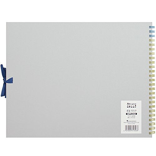 Maruman Art Spiral Sketch Book, F3, 8.74" x 11.26", 24 Sheets, White | Drawing Pad With Acid-Free Art Paper & Twin-Wire Binding, Premium Drawing Paper Sketchbook, Sketch Pad Made in Japan - color: White, size: F3 (8.74" x 11.26")