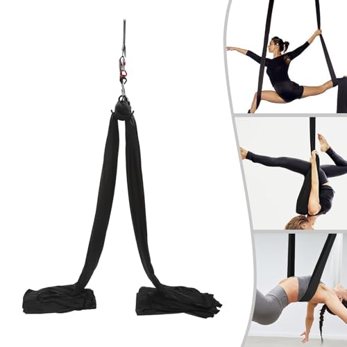 Durable Aerial Yoga Practice Polyester Strap, Aerial Yoga Practice Equipment for Adult, Yoga Hammock Practice Kit