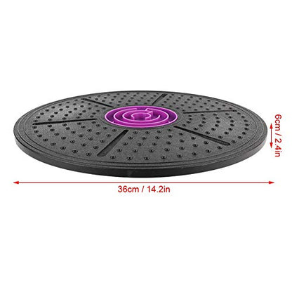 ZJchao Balance Board Kids, Balance Purple Labyrinth Wobble Board Yoga Training Fitness Exercise Stability Disc Fit for Home Office