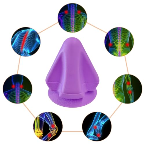 Trigger Point Massage, Massager Ball for Deep Tissue Myofascial Release Physical Therapy, Foot Plantar Fasciitis Pain Relief Psoas Hip Flexor Iliacus Release, Back Muscle Knot Release Tool - color: Purple Pointmassager